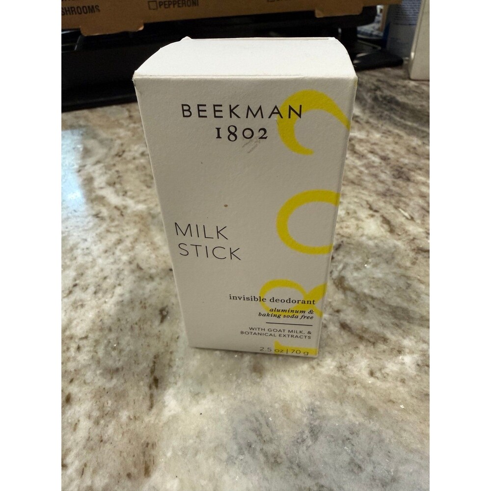 BEEKMAN 1802 Milk Stick Invisible Deodorant Aluminum Free  2.5 fl. oz/75g    NEW